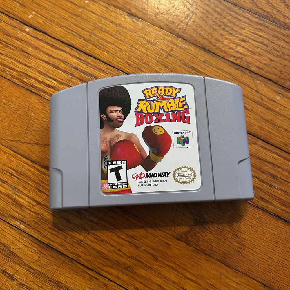Ready 2 Rumble Boxing Nintendo 64 N64 Midway NUS-006 USA Authentic Cartridge